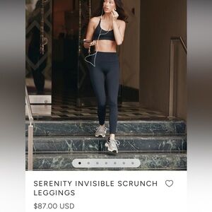 CSB invisible scrunch legging